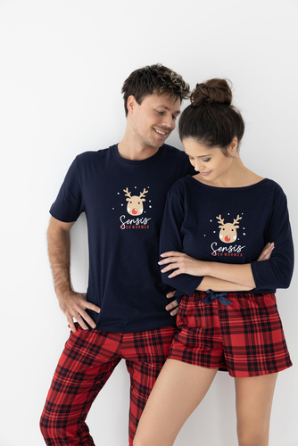 Pijamale pentru femei Myrtle Sensis - Bleumarin