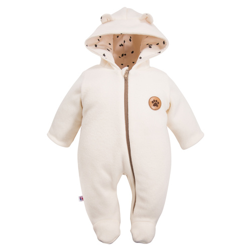 Costum din lână Run & Fun Eevi - ecru