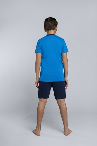 Orion pijama de bumbac pentru un băiat Italian Fashion safir / albastru marin