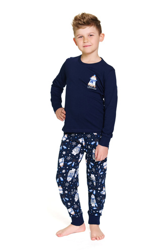 Pijamale pentru copii Doctor Nap Cozy Bear 7339 - 100% bumbac, unisex