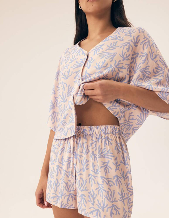 42670 Nadar Henderson Pijamale pentru femei - albastru deschis