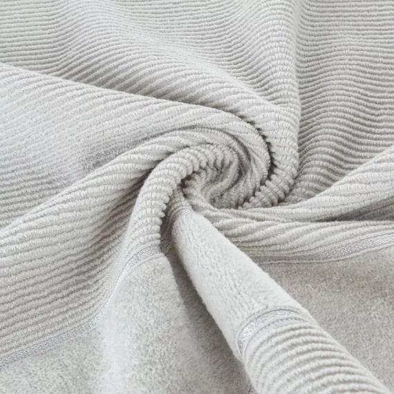 Set de prosoape Emma Eurofirany argintiu 3 piese 30x50 50x90 70x140 500 g/m²
