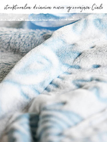 Halat de baie lung pentru femei LGL 535 cheie-albastru