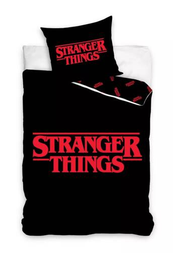 Lenjerie de pat din bumbac Stranger Things Carbotex