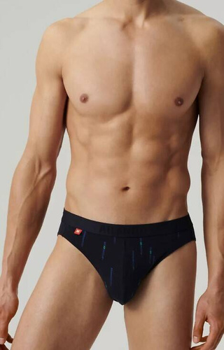 Slip bărbătesc 3MP-193 A'3 Atlantic - bleumarin-verde