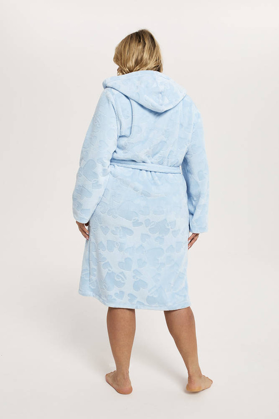 Halat de baie de damă Misti Italian Fashion - albastru