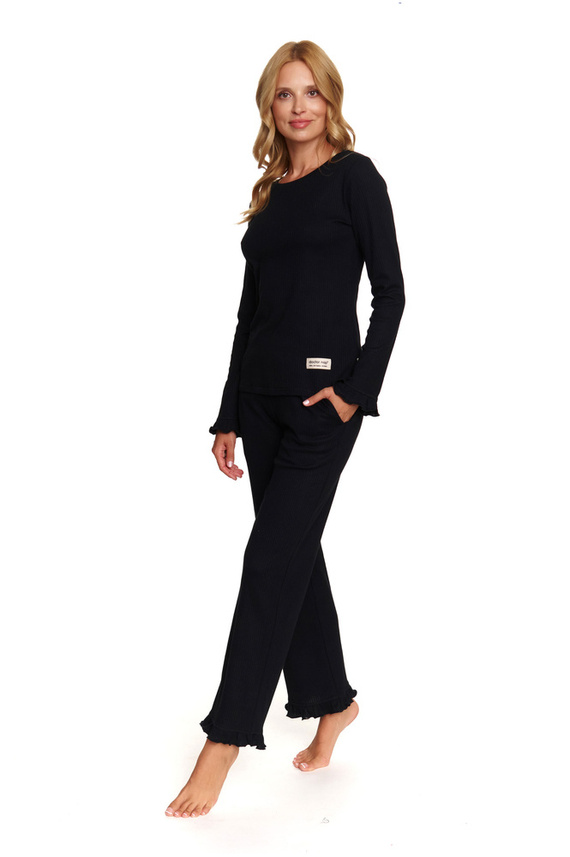 7161 Pijamale de damă Doctor Nap - neagră