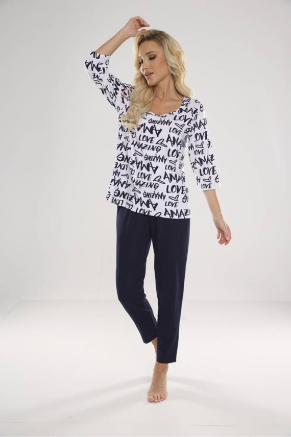 632 Amazing Forex Pijama pentru femei - alb-verde