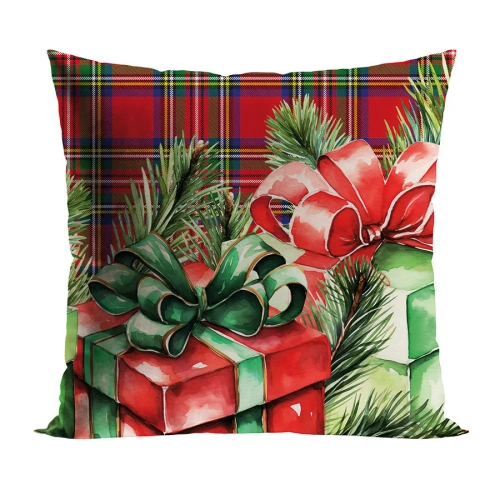 PBN284 Cadouri fata de perna de Craciun Marquisette rosie