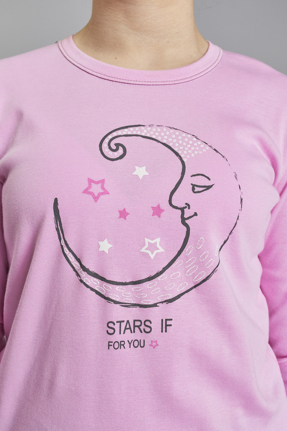 Antilia Pijama pentru fete Italian Fashion - roz/print