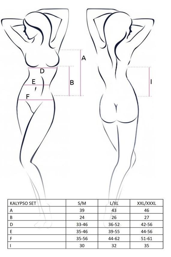Kalypso Set Komplet Passion czarny 