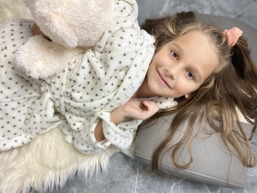 367 Halat de baie pentru copii Melanie Forex - ecru