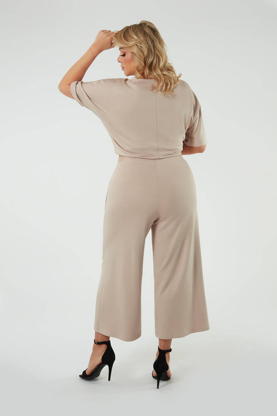 Soler Bluză cu mânecă scurtă Italian Fashion - bej 