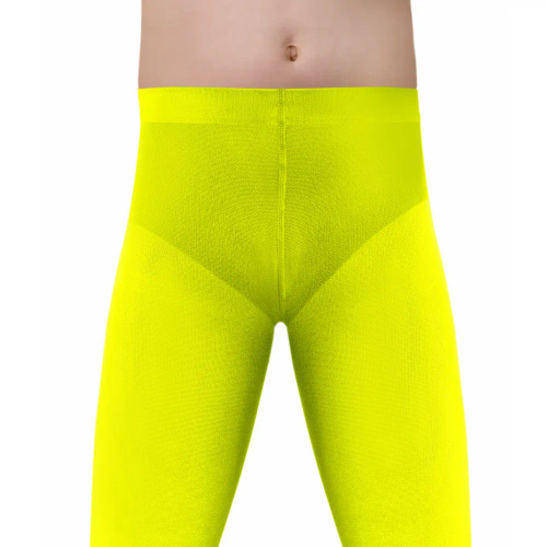 Colanti opaci pentru fete Claudia 40 den Sesto Senso - galben neon