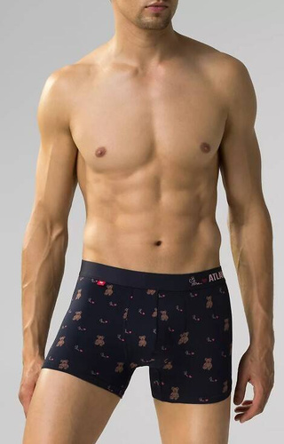 2GMH-025 Boxer bărbați Atlantic - bleumarin-roșu