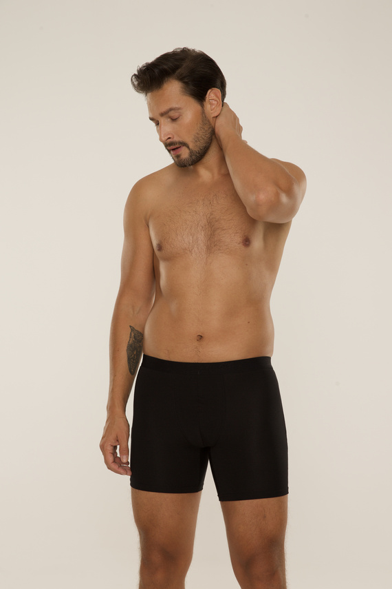 847 Chandler boxeri bărbați - modal, bumbac, elastan | De Lafense - negru