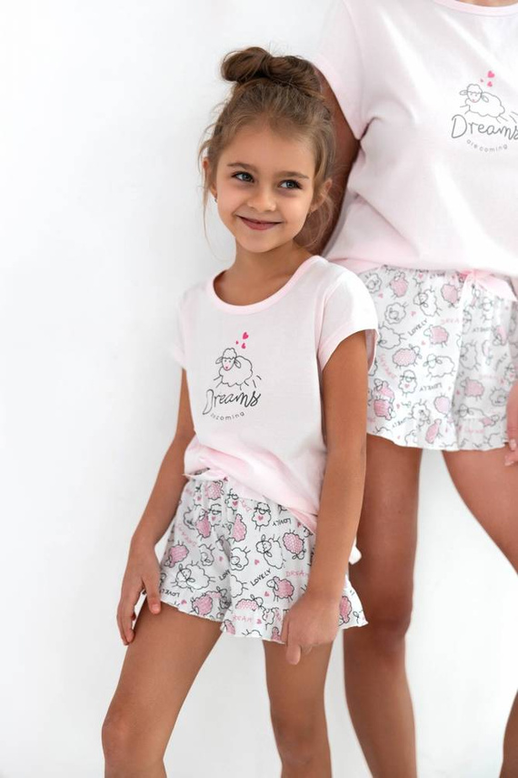 Sensis Lamb Kids Pijama pentru fete - roz
