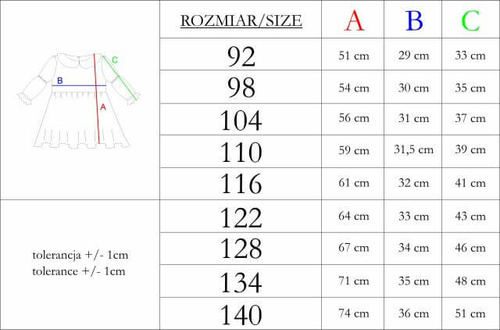 Rochie fete Nicol 224280 mușlin 100% bumbac mânecă lungă