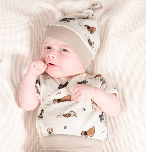 215094 Body Eddy cu mâneci scurte și fermoar Nicol