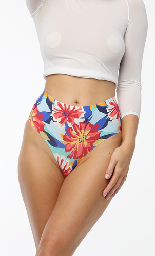 Chiloți brazilieni maxi Julimex Flower Folk – invizibili, ușori, colorați