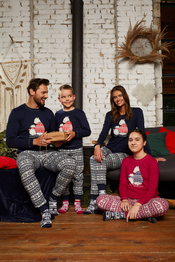 Arktyka Pijama pentru copii Italian Fashion - albastru marin