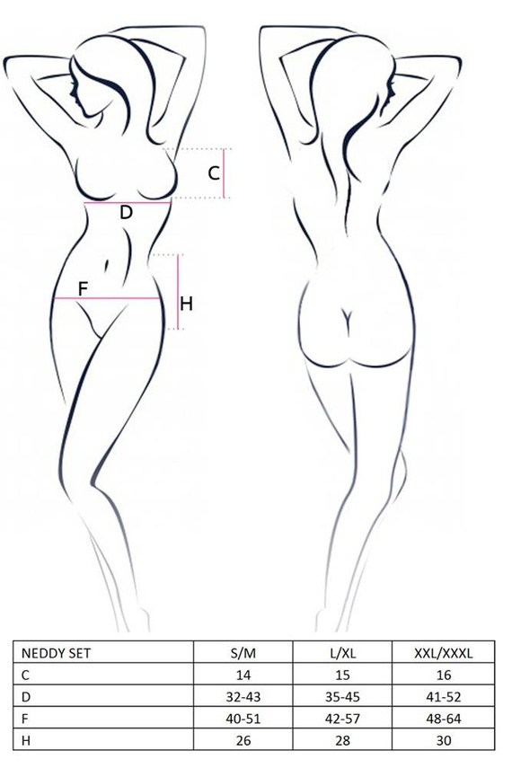 Neddy Set Komplet Passion czarny