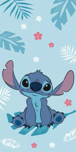 Prosop de plajă din bumbac pentru copii Lilo and Stitch Kids25 | Disney | Pentru plajă și piscină Jerry Fabrics