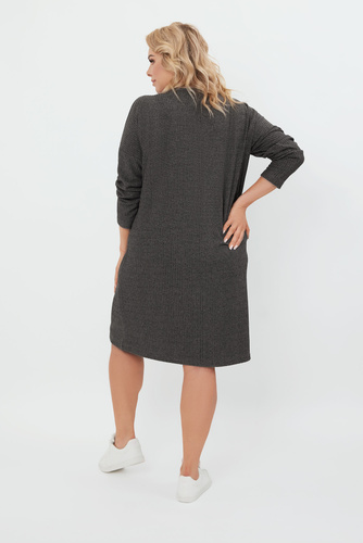 Tunică cu mânecă lungă pentru femei Avira Italian Fashion - dark melange