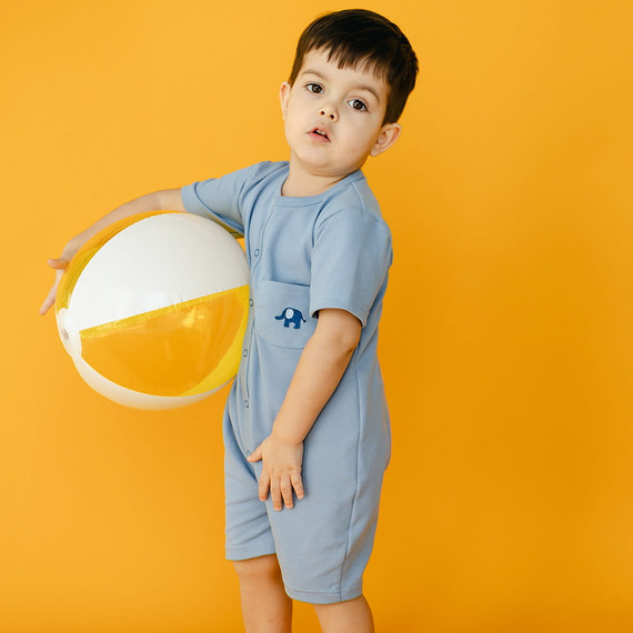 Baby Elephant Rampers Eevi - albastru