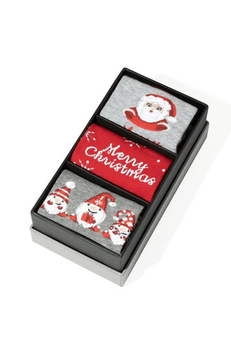 Șosete de damă art. 195/1 Boxy Christmas Steven - bumbac, cu manșetă necompresivă