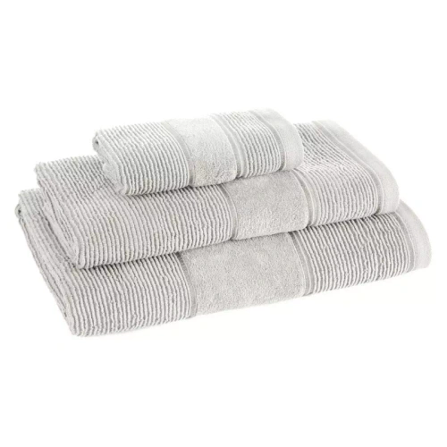 Set de prosoape Emma Eurofirany argintiu 3 piese 30x50 50x90 70x140 500 g/m²