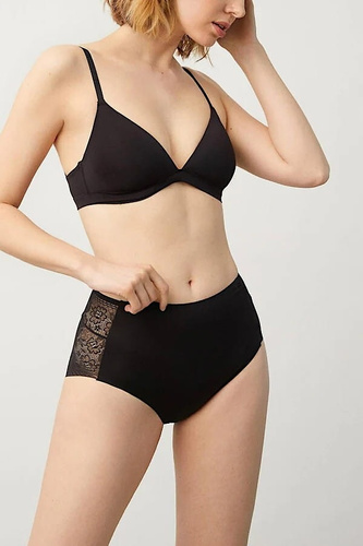 19191 Chiloți de damă cu talie înaltă Ysabel Mora - negri