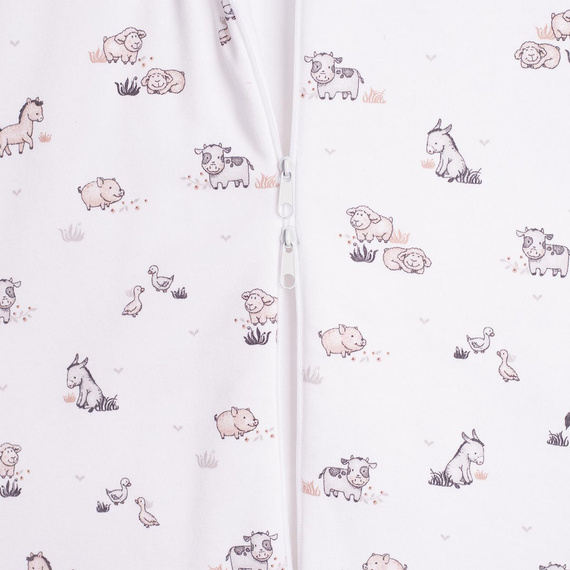 228044 Nicol FARMA Sac de dormit cu picioare 1,5 TOG bumbac animale