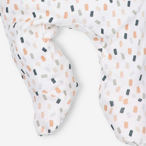 ABN-5327/KRE Salopetă plic din bumbac organic Nini crem