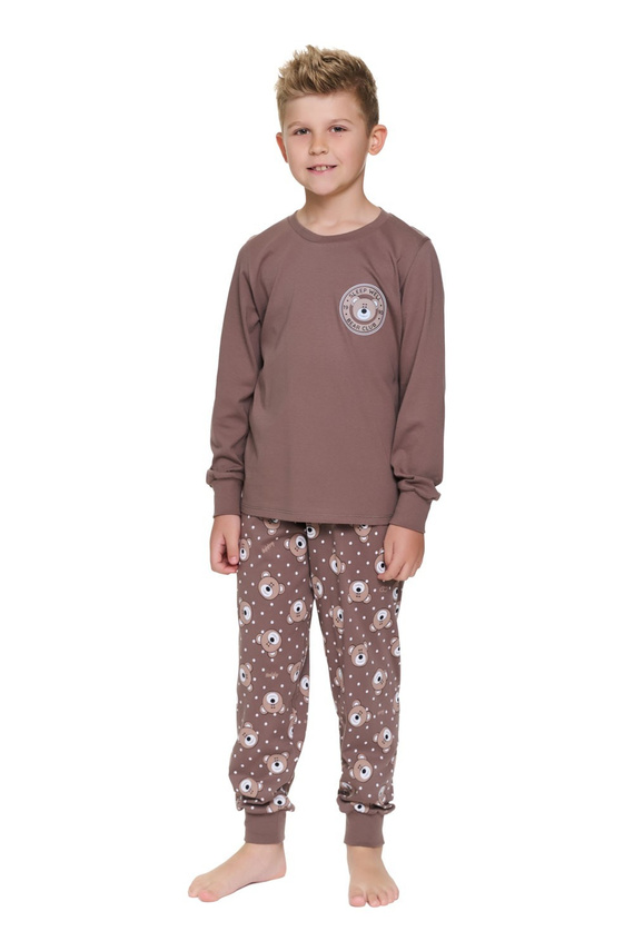 Doctor Nap 7509 Bear Club Pijamale copii bumbac lungi cu buzunare