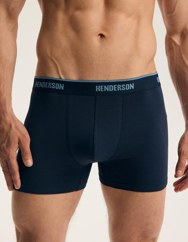 Bokserki bărbați Henderson 44515 Brex2 2-pack bumbac cu talie lată și logo
