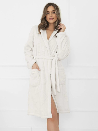 Rochie de toaletă de pluș pentru femei Italian Fashion-cu glugă, cald, moale bipolar