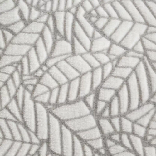 Lenjerie de pat din velur Flano 3 frunze Eurofirany gri