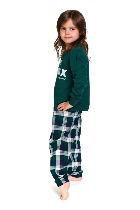 Doctor Nap 7342 – Pijamale unisex pentru copii „The Remix” | Colecție de familie, producție poloneză - bleumarin