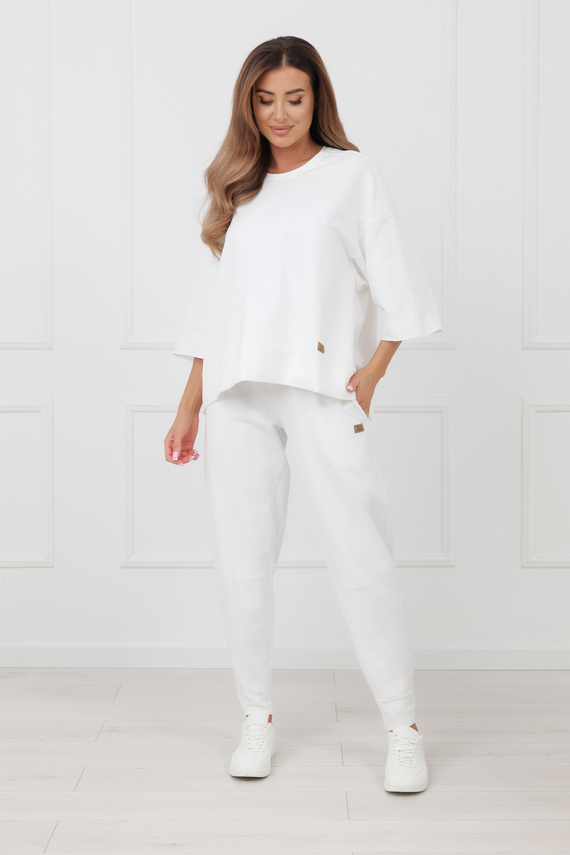 Bluză Kaori Italian Fashion 3/4 mânecă bumbac