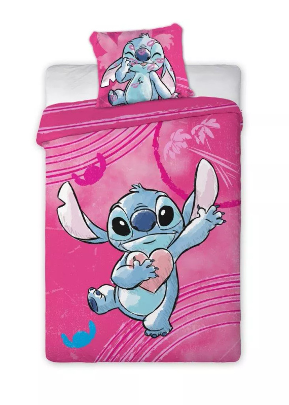 Lenjerie Lilo și Stitch Faro 100% bumbac moale pentru copii