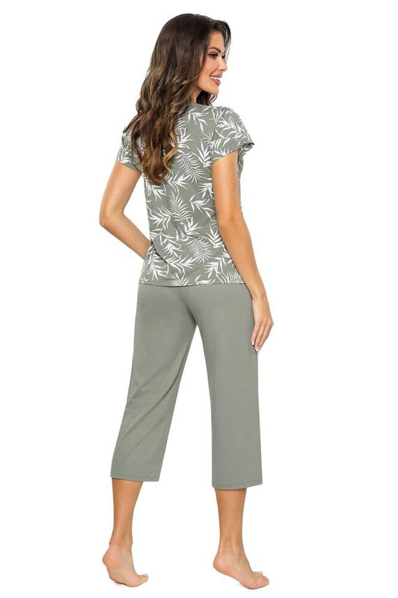 Pijamale dama Paloma 3/4 Donna - olive