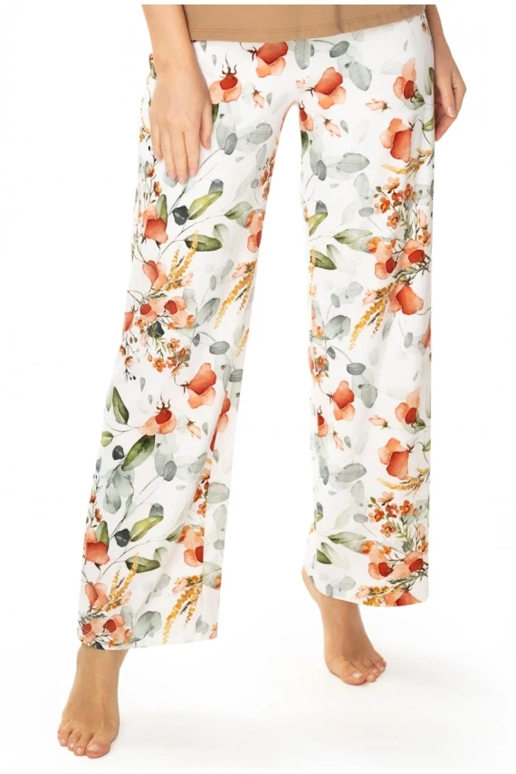 86679 Pantaloni de pijama Marcella Pescăruș cu imprimeu floral