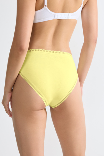 Chiloți pentru damă GO Crush cu picior înalt C3P Pachet de 3 Sloggi - portocaliu