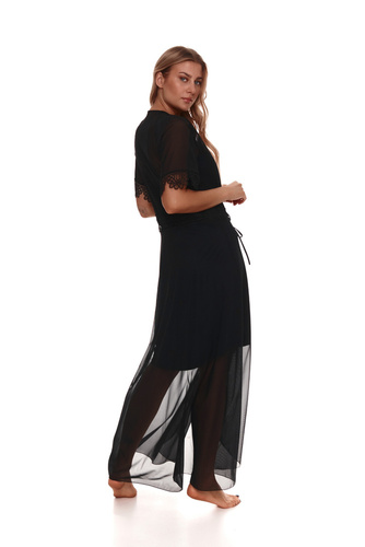 509 Lupoline halat neglijeu pentru femei - negru