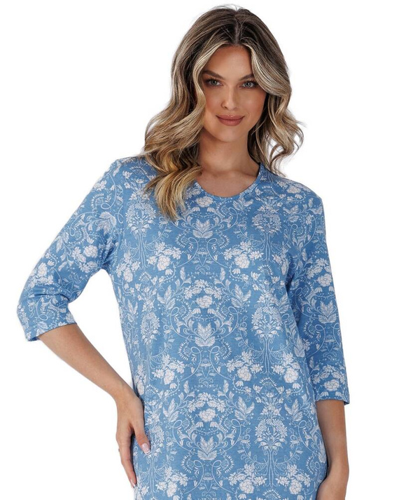 1529 Omia Cămașă de damă Leveza albastru