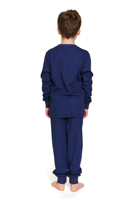 7351 Pijamale pentru copii din bumbac Doctor Nap - confort clasic - bleumarin