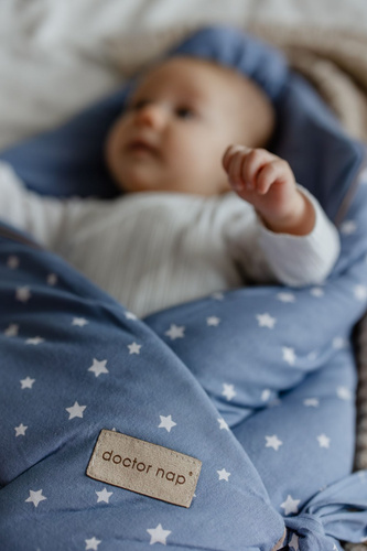 4460 Doctor Nap rożek niemowlęcy bawełniany dwustronny