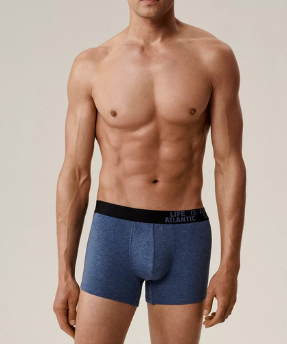 Boxer bărbați 3MH-226/25 verde-burgundy-albastru - bumbac, pachet de 3, croială confortabilă