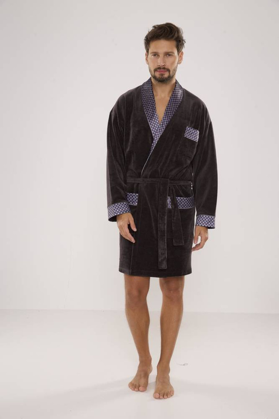 772 Bonjour halat de baie forex pentru bărbați - grafit